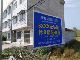 福泉墙体广告质量分析