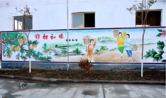 福泉乡镇文化墙 乡风文明焕发新活力
